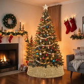 Saia Árvore de Natal Base Rústica 70x50x25cm