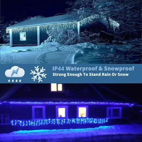 Cortina de Luzes LED Natalinas – Encanto e Magia para sua Casa